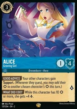 Alice - Wachsendes Mädchen (V.1) 2ROF-137 Legendary Boosterfrisch Englisch Foil