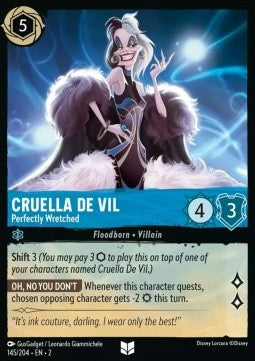 Cruella De Vil - Fühlt sich elend 2ROF-145 Uncommon Boosterfrisch Englisch