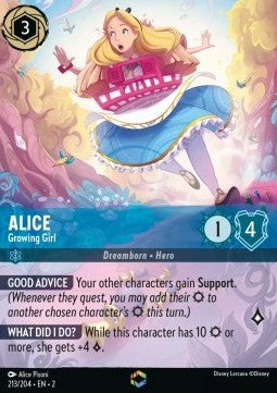 Alice - Wachsendes Mädchen (V.2) 2ROF-213 Enchanted Boosterfrisch Englisch Foil