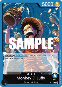 Monkey.D.Luffy (P-047) P Promo Near Mint Englisch