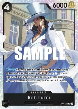 Rob Lucci (OP05-093) (V.1) OP05 Super Rare Excellent Englisch