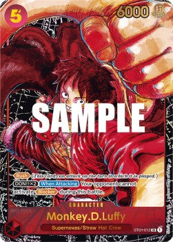 Monkey.D.Luffy (ST01-012) (V.1) OP05 Super Rare Near Mint Englisch