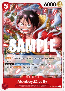 Monkey.D.Luffy (ST01-012) (V.1) UP Super Rare Near Mint Englisch