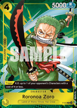 Roronoa Zoro (P-042) P Promo Near Mint Englisch