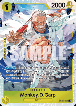 Monkey.D.Garp (ST13-013) (V.1) ST-13 Super Rare Near Mint Englisch