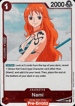 Nami (OP01-016) (V.1) OP01E Rare Near Mint Englisch