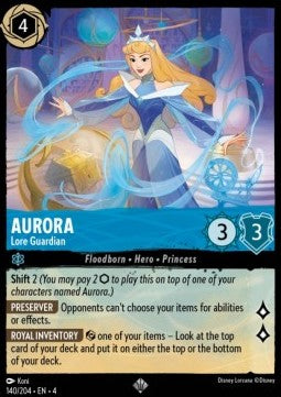 Aurora - Wächterin der Legenden 4URS-140 Super Rare Near Mint Englisch