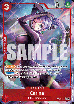 Carina (OP07-005) (V.2) OP07 Alternate Art Near Mint Englisch