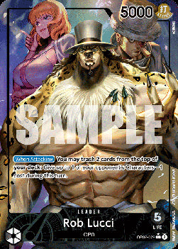 Rob Lucci (OP07-079) (V.2) OP07 Alternate Art Near Mint Englisch