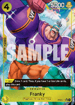 Franky (OP07-107) (V.2) OP07 Alternate Art Near Mint Englisch