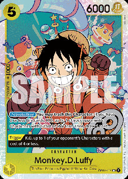 Monkey.D.Luffy (OP07-109) (V.1) OP07 Super Rare Light Played Englisch