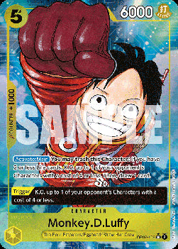 Monkey.D.Luffy (OP07-109) (V.2) OP07 Alternate Art Near Mint Englisch