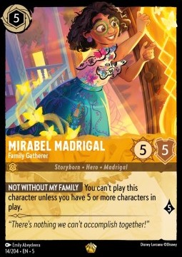 Mirabel Madrigal - Führt die Familie zusammen 5SSK-14 Legendary Near Mint Deutsch