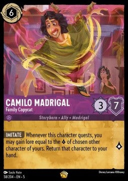 Camilo Madrigal - Verwandlungskünstler 5SSK-58 Legendary Excellent Deutsch Foil