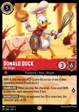 Donald Duck - Kuchenschleuderer (V.1) 5SSK-107 Legendary Excellent Deutsch