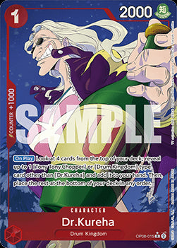 Dr.Kureha (OP08-015) (V.2) OP08 Alternate Art Near Mint Englisch