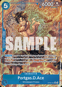 Portgas.D.Ace (OP08-052) (V.2) OP08 Alternate Art Near Mint Englisch