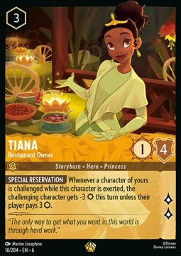 Tiana - Restaurantbesitzerin (V.1) 6AZS-16 Legendary Near Mint Englisch Foil