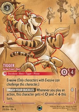 Tigger - Im Krähennest (V.2) 6AZS-215 Enchanted Near Mint Deutsch Foil