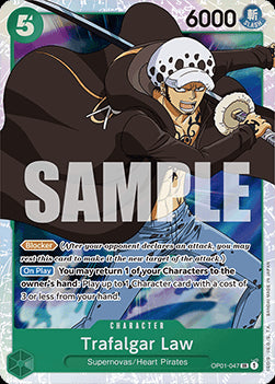 Trafalgar Law (OP01-047) (V.1) PRB01 Super Rare Near Mint Englisch