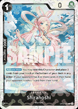 Shirahoshi (OP05-082) (V.2) PRB01 Rare Near Mint Englisch