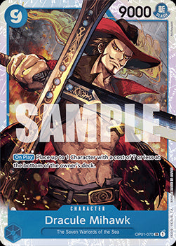 Dracule Mihawk (OP01-070) (V.1) PRB01 Super Rare Near Mint Englisch