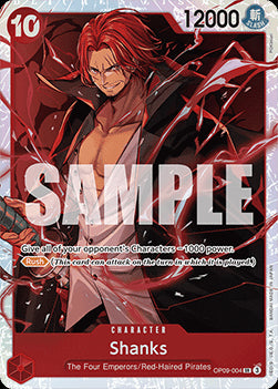 Shanks (OP09-004) (V.1) OP09 Super Rare Near Mint Englisch