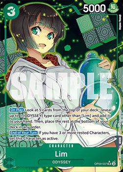 Lim (OP09-037) (V.2) OP09 Alternate Art Near Mint Englisch