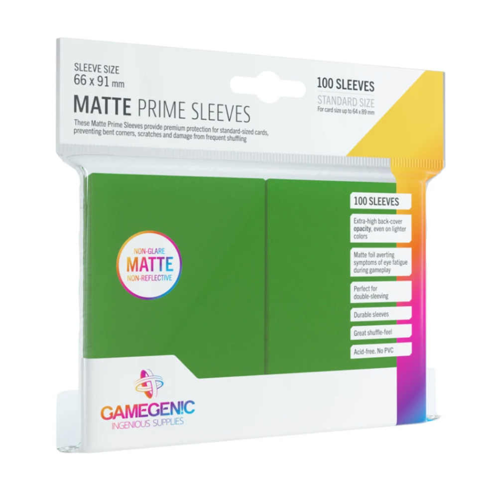 Gamegenic - Matte Prime Sleeves Standard Size (100) Orange