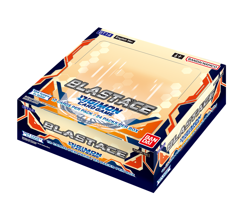 Digimon Card Game - Blast Ace Booster Display BT14 (24 Packs) - EN