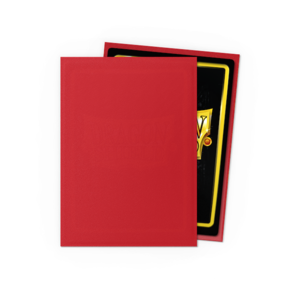 Dragon Shield Standard Size Matte Sleeves - Ruby (100 Sleeves)