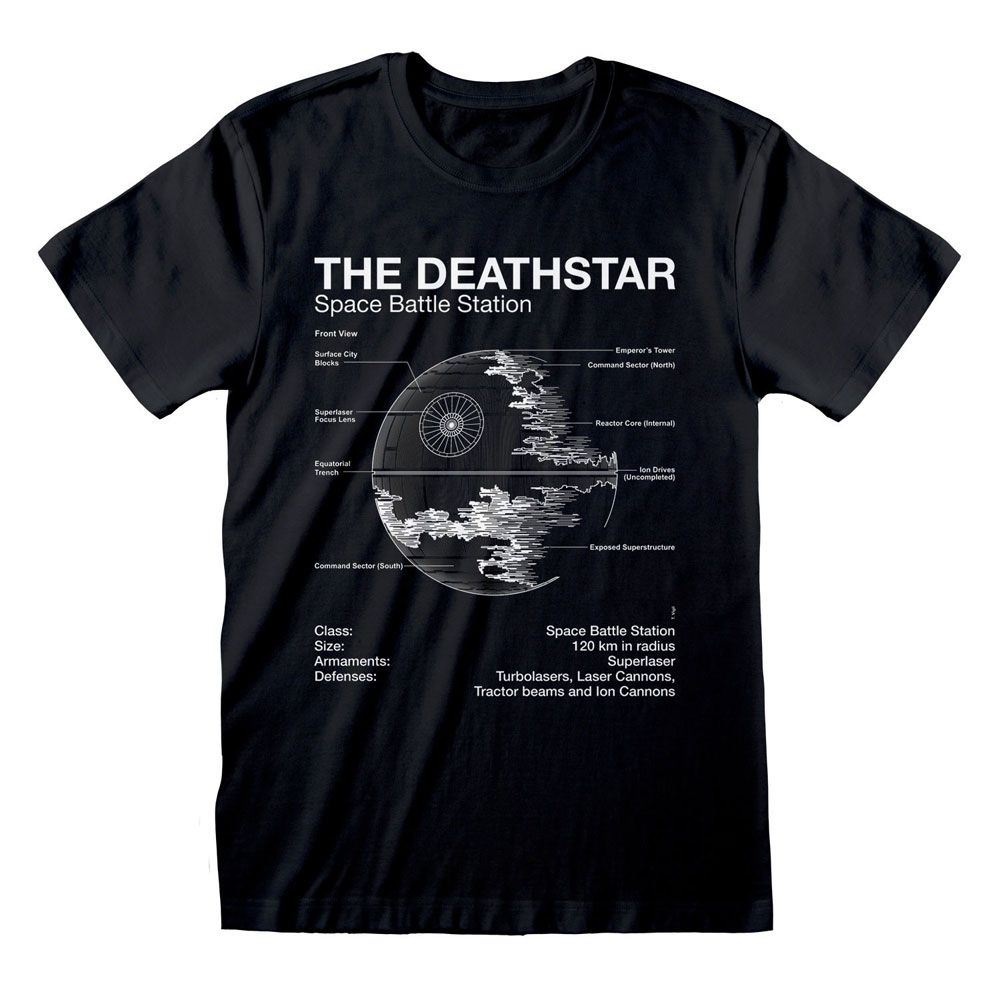 Star Wars T-Shirt Death Star Sketch