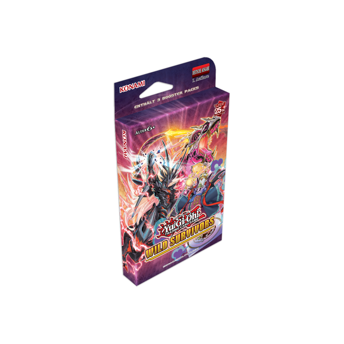 Yu-Gi-Oh! Wild Survivors 3-Pack Tuckbox Englisch