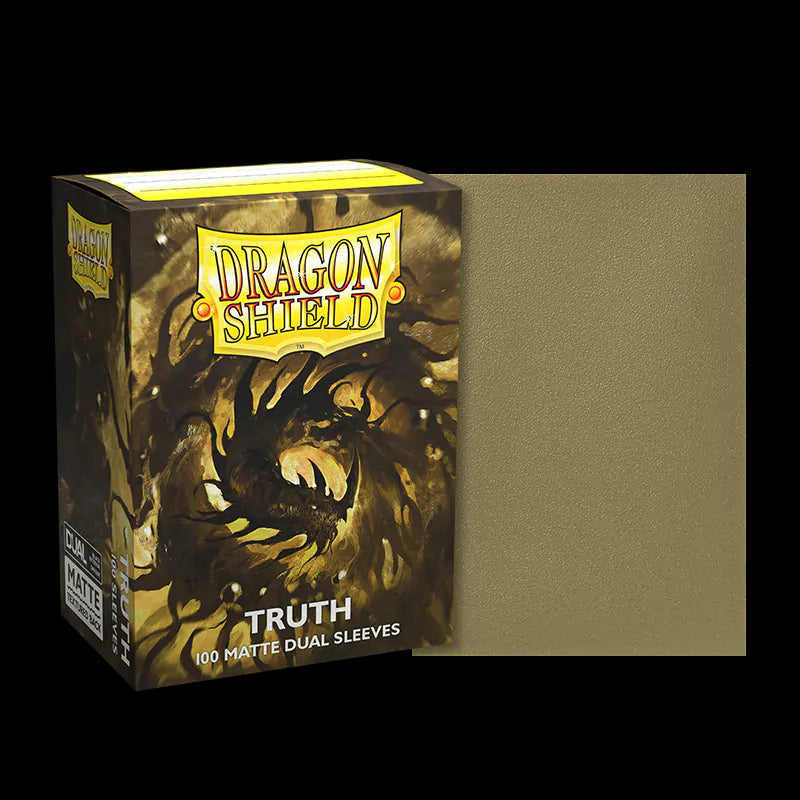 Dragon Shield Standard Size Dual Matte Sleeves - Truth (100 Sleeves)