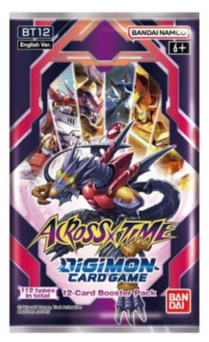 Digimon Card Game - BT12 - Across Time Booster - englisch