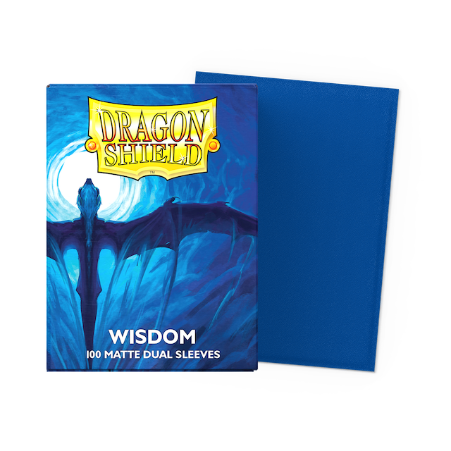 Dragon Shield Standard Size Dual Matte Sleeves - Wisdom (100 Sleeves)