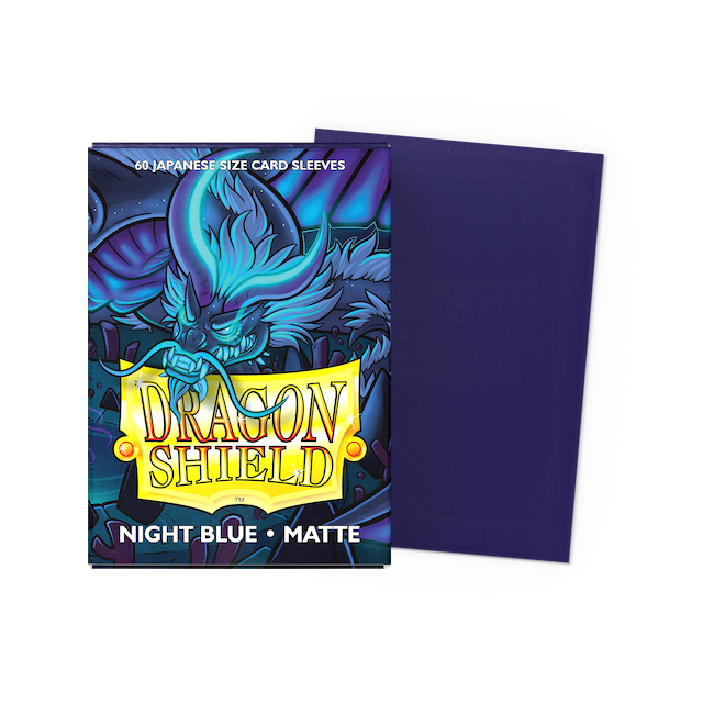 Dragon Shield Small Sleeves - Matte Night Blue (60 Sleeves)
