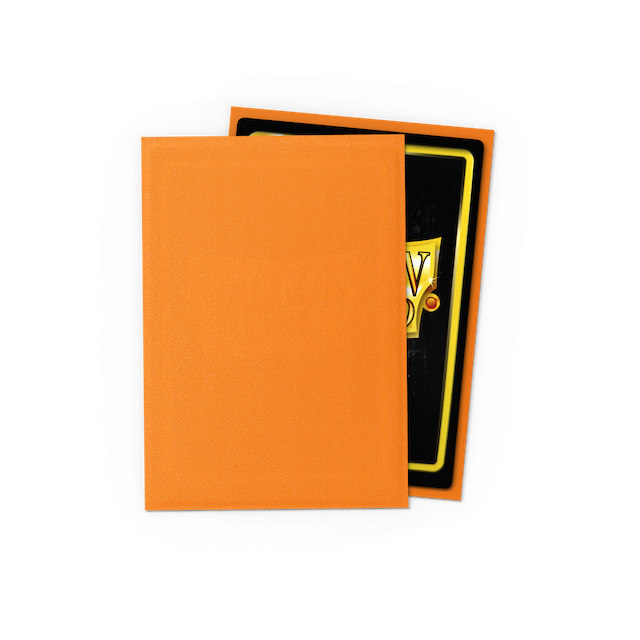 Dragon Shield Small Sleeves - Orange Matte (60 Sleeves)