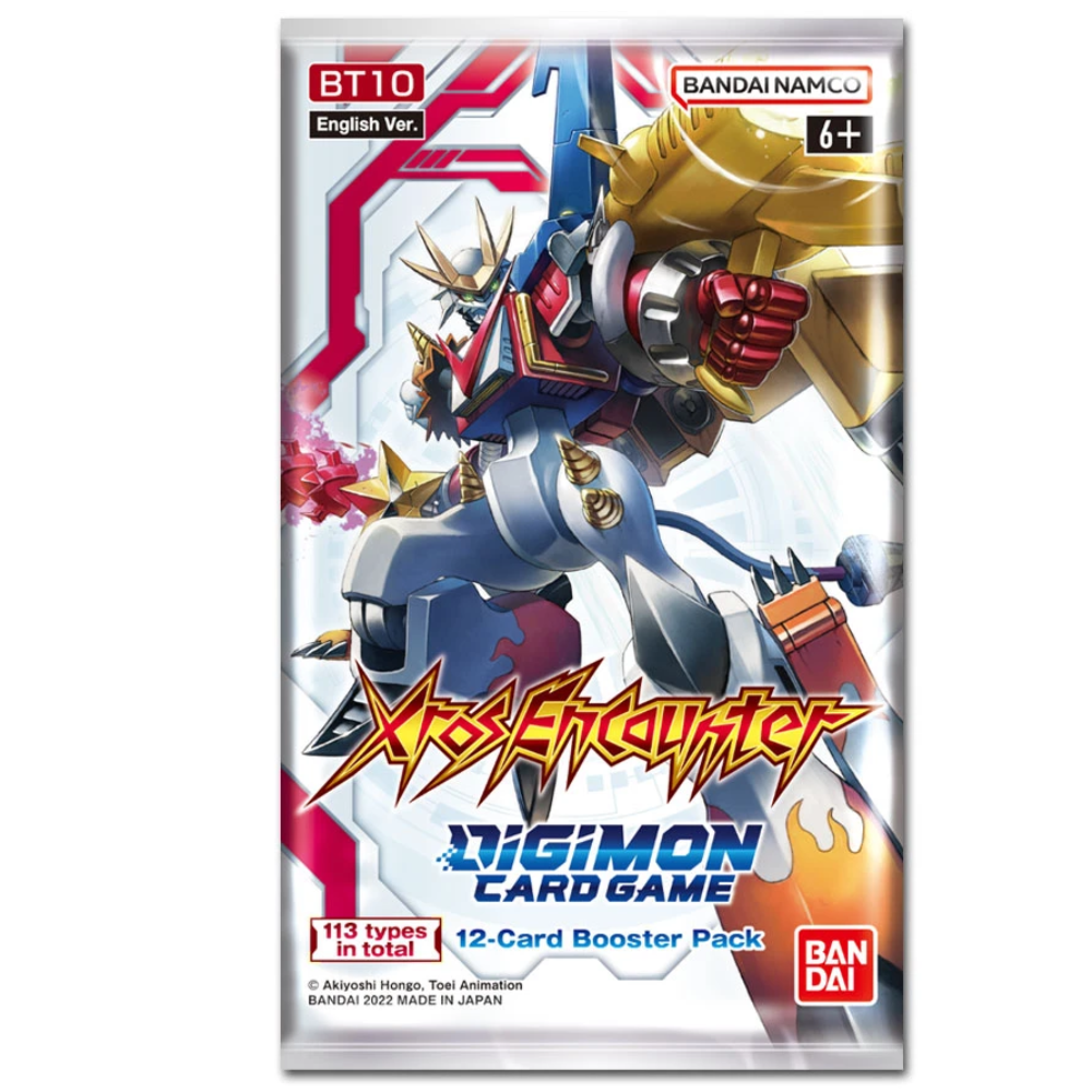 Digimon Card Game - BT10 - XROS Encounter Booster - englisch