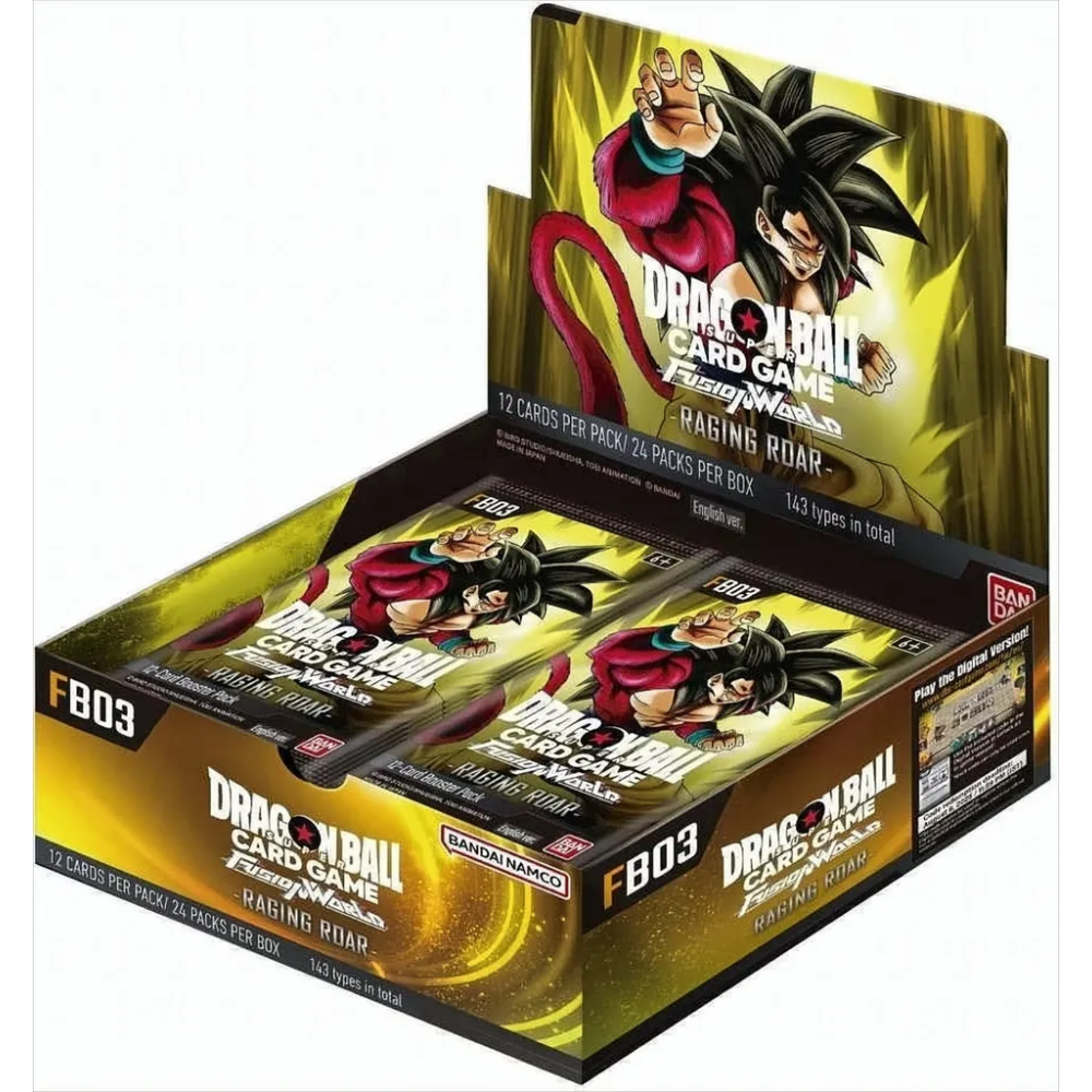 Dragon Ball Super Card Game - Fusion World FB03 Raging Roard Booster Display (24 Packs) - EN