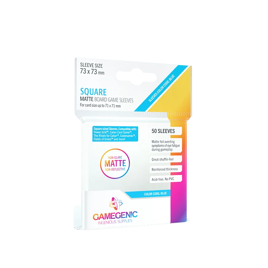 Gamegenic - Matte Board Game Sleeves Big Square (82 x 82)