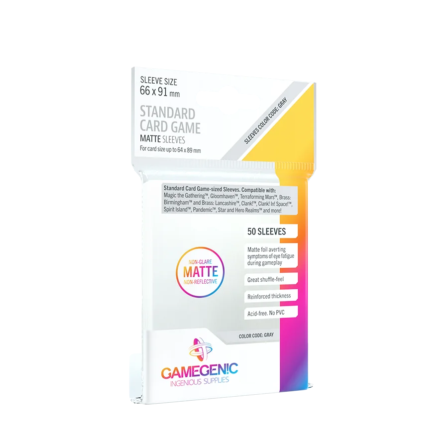 Gamegenic - Matte Board Game Sleeves Mini American (44 x 67)