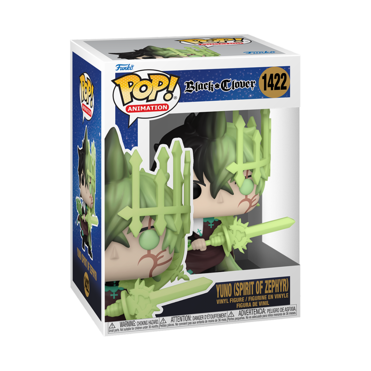 Funko POP! Black Clover - Yuno (Spirit of Zephyr) #1422